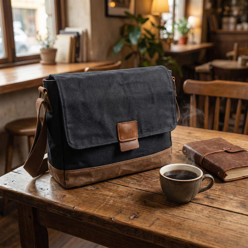 Canvas Messenger Bag